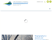 Tablet Screenshot of biogeography.org